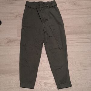 Banana Republic Factory Women's Dark Olive Barrel Pants